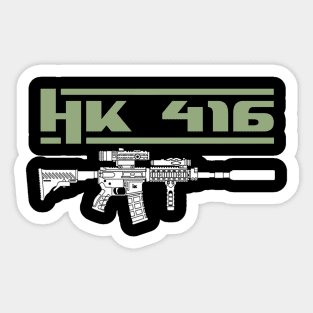 Assault Rifle HK 416 Sopmod 1 Sticker